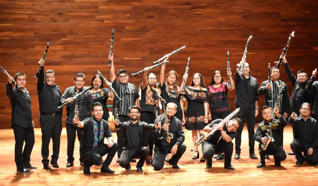 Invita Ayuntamiento de Huamantla al concierto del Coro de Clarinetes de México